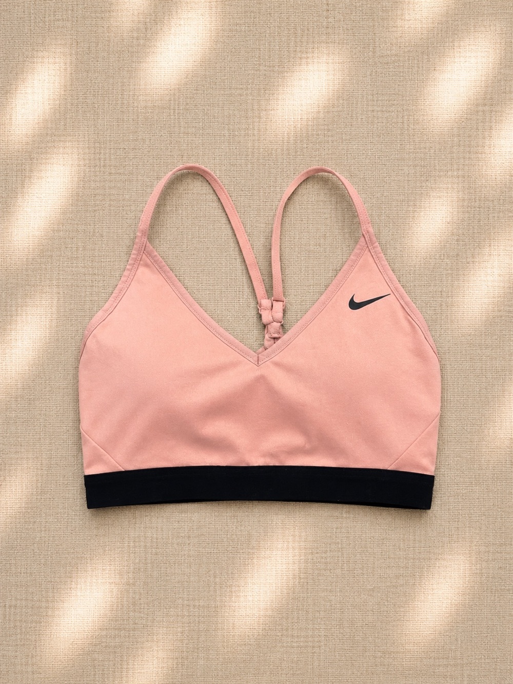 Nike Dri-FIT Indy Light Support Sports Bra Pink Black Women’s M